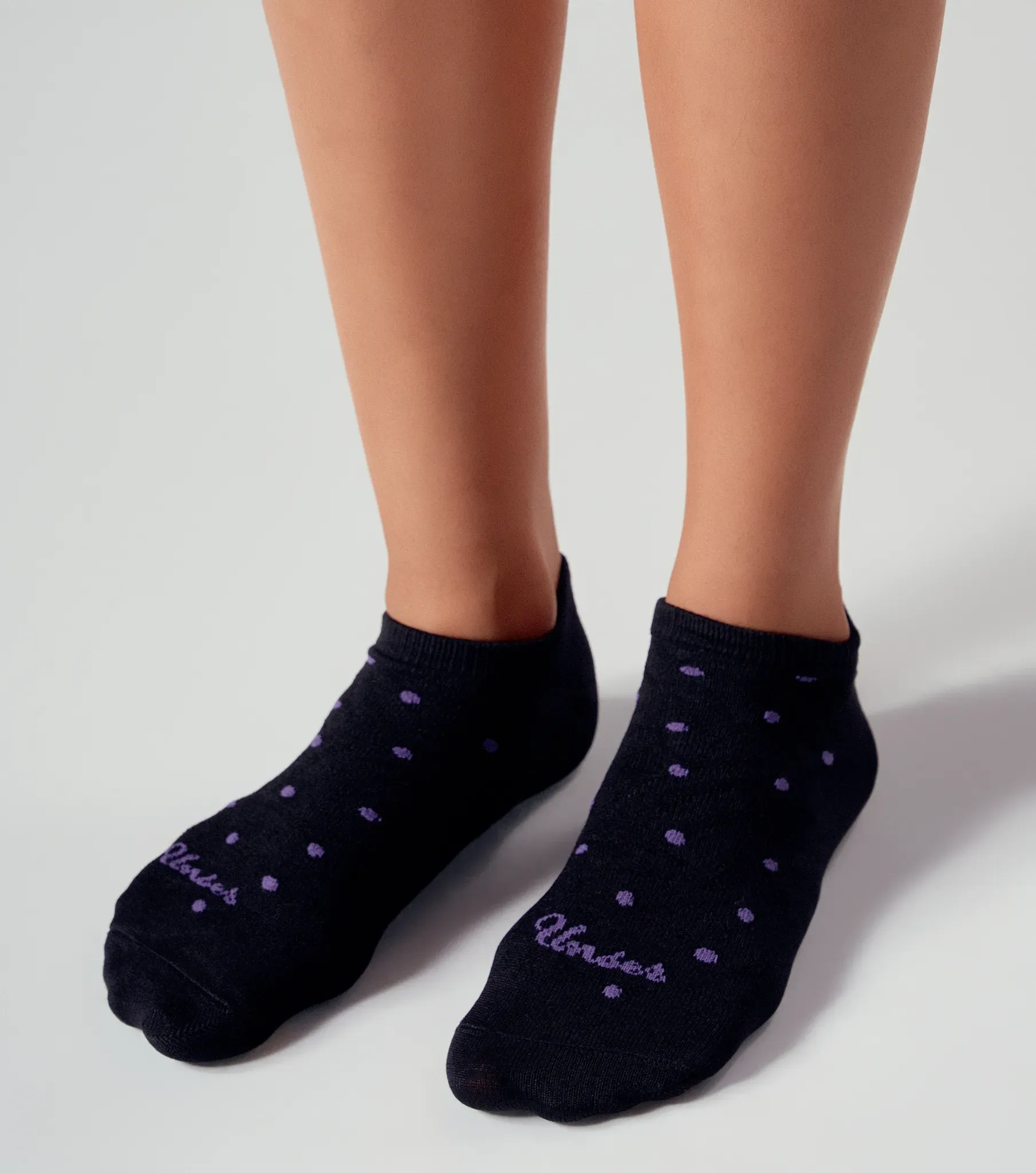 Juliana Medias Bipack Talonera Unicolor Con Puntos Unser 835024 CU