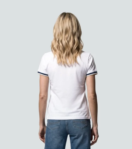 Mary Blusa Polo Con Cortes Cuello Y Punos Tejidos UnserBL