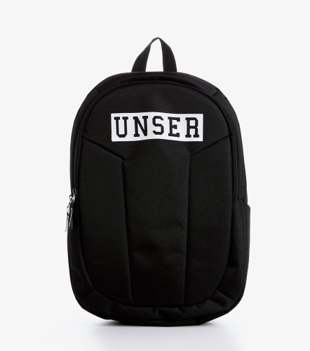 Morral Para Hombre Unicolor Con Bolsillos Y Texto UnserNG