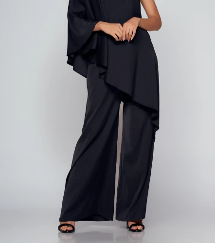 Pantalon Para Mujer Bota Amplia Unicolor DerekNG