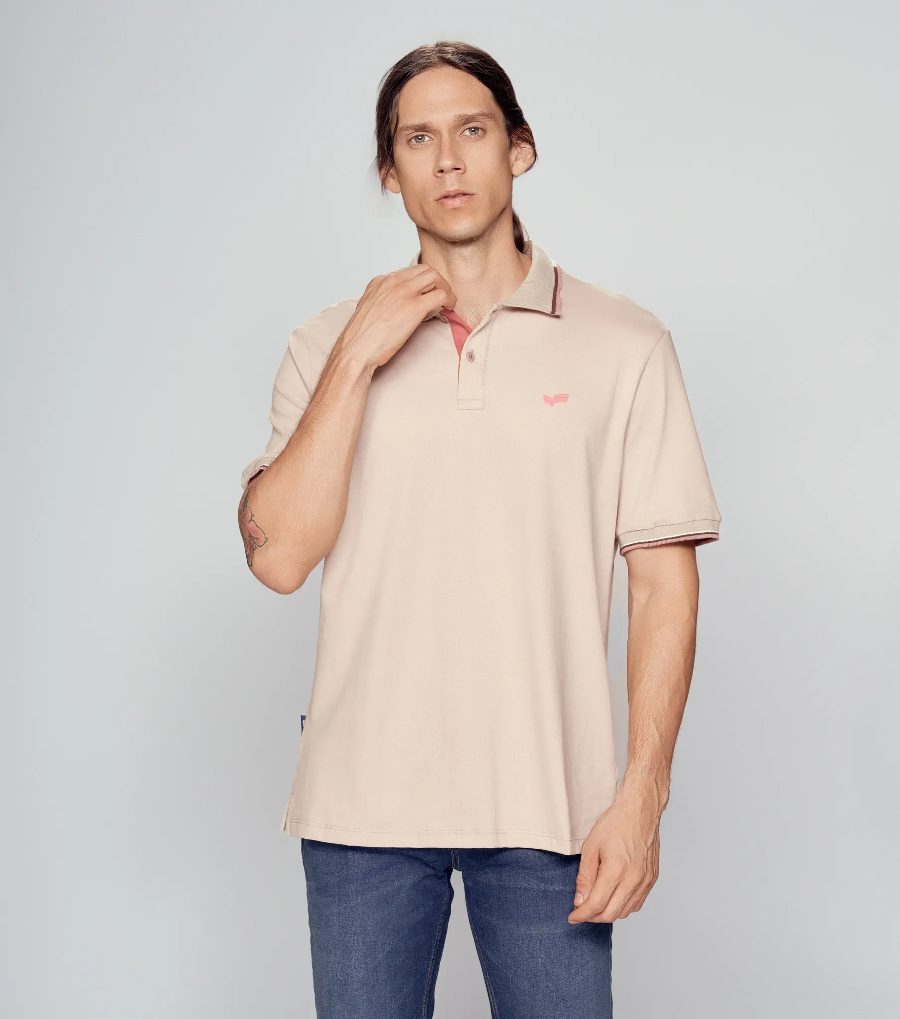 Paul Polo Regular Fit Masculina Gas 833190 BL