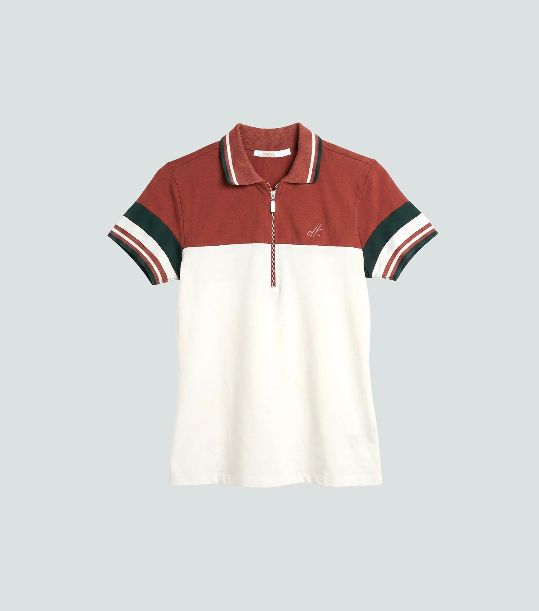 Polo Para Mujer Combinado Manga Corta Derek 826629 TR