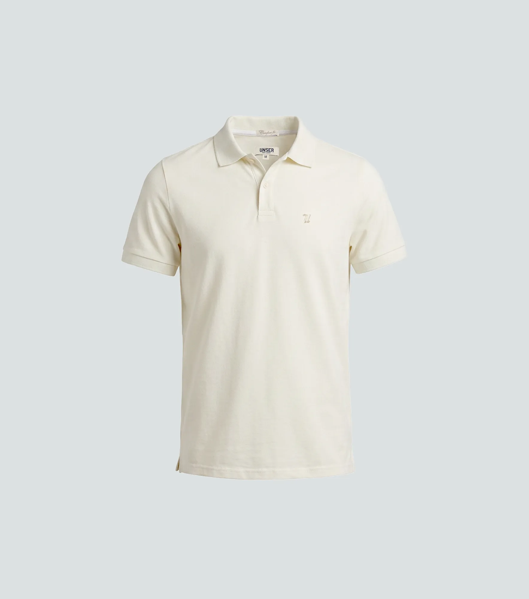 Comfort Joel Polo Unicolor Con Tejidos Al Tono Unser 836175 AR