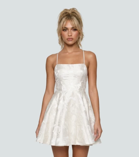 Vestido De Tiras Unicolor DerekAR