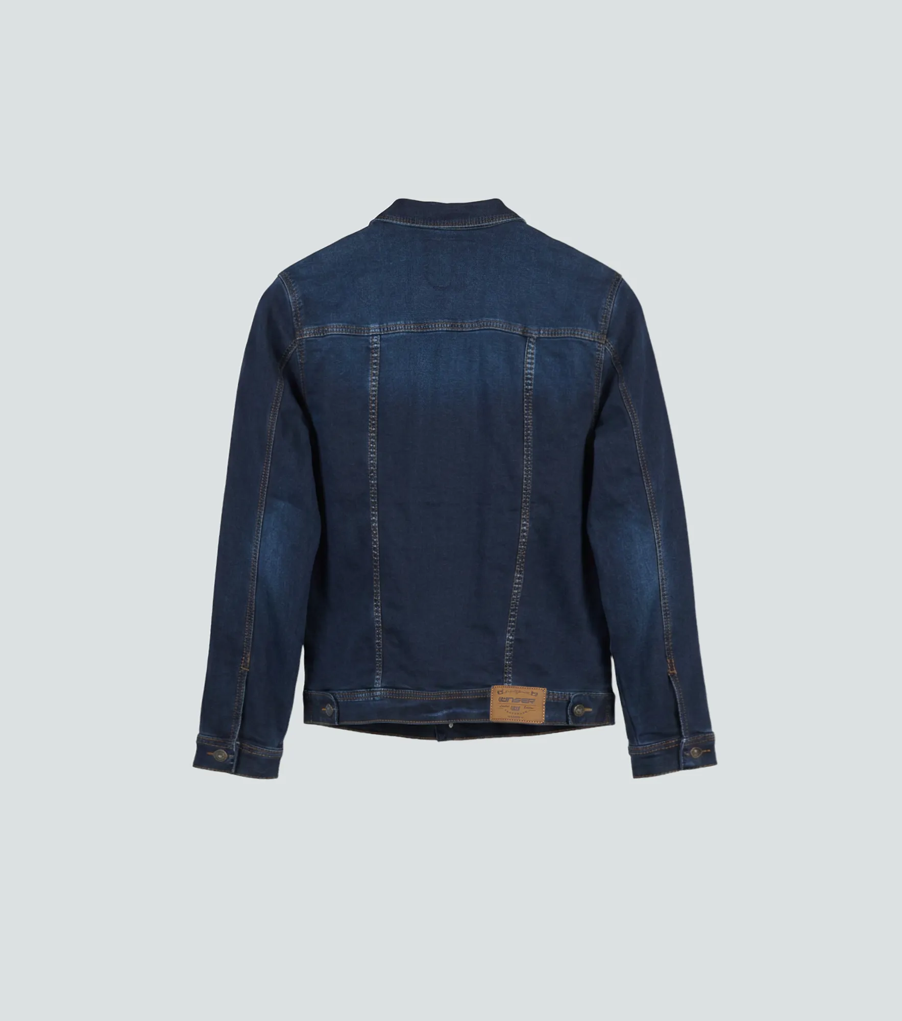 Giovany Chaqueta Azul Medio Con Detalle De Color Unser 837096 AZ