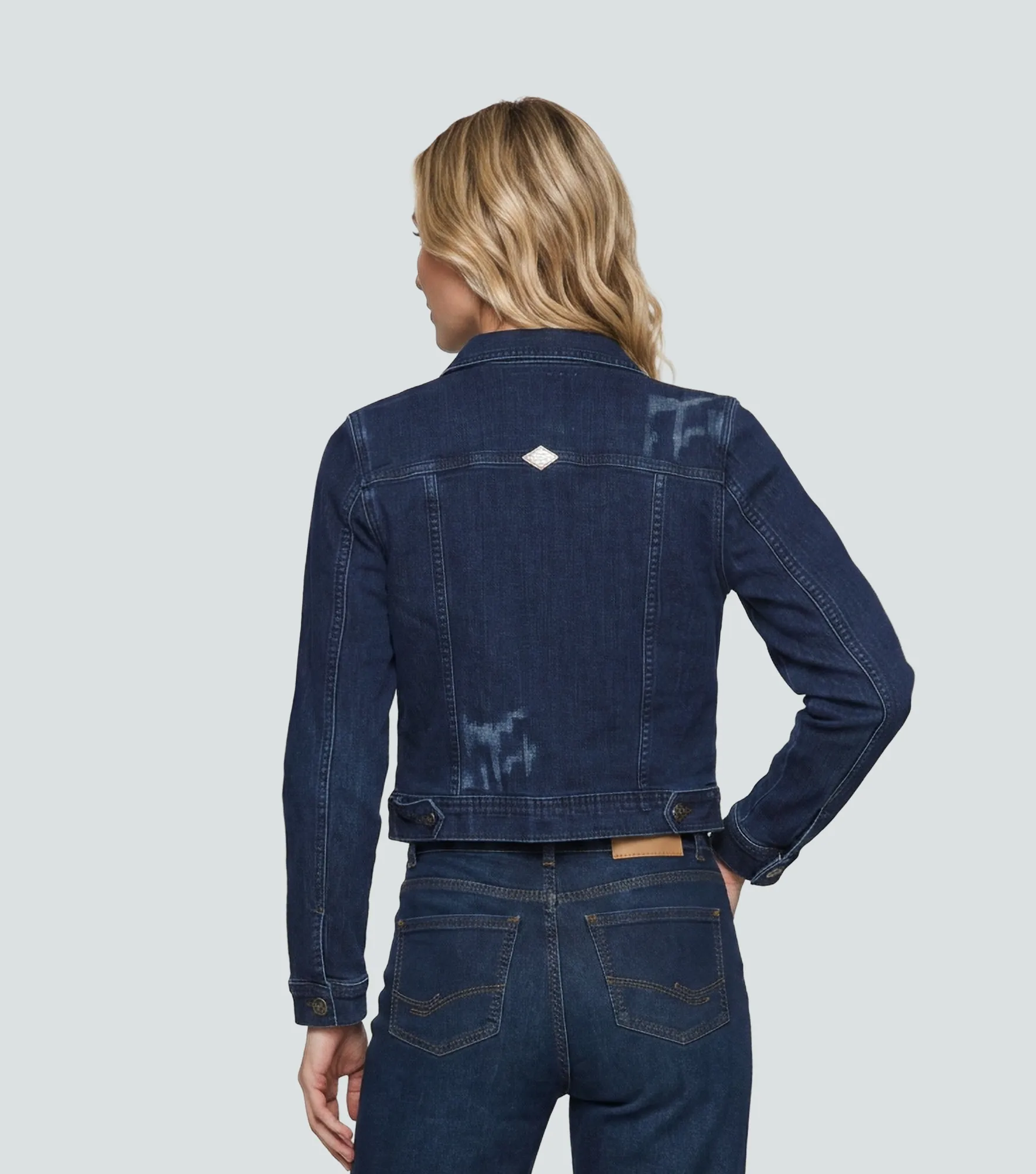 Susan Chaqueta En Denim Con Detalles En Contraste Unser 837499 AZ