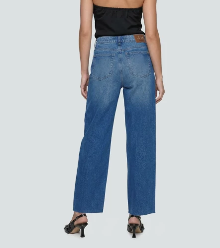 Barcelona Jean Para Mujer Barrel Con Rotos Antonella DerekAZ
