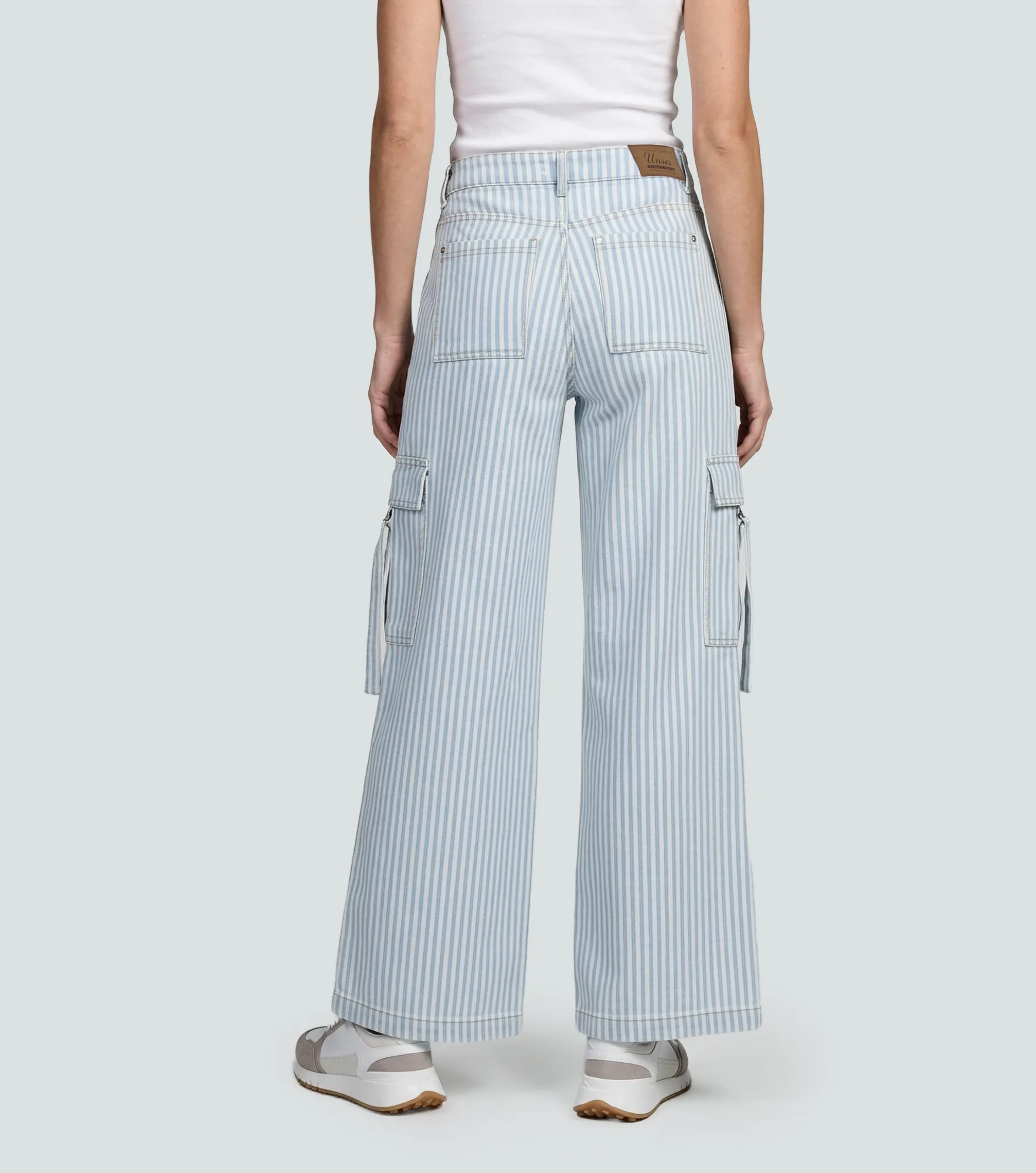 Diana Pantalon En Lineas Tipo Cargo Bota Ancha Unser 837870 AZ