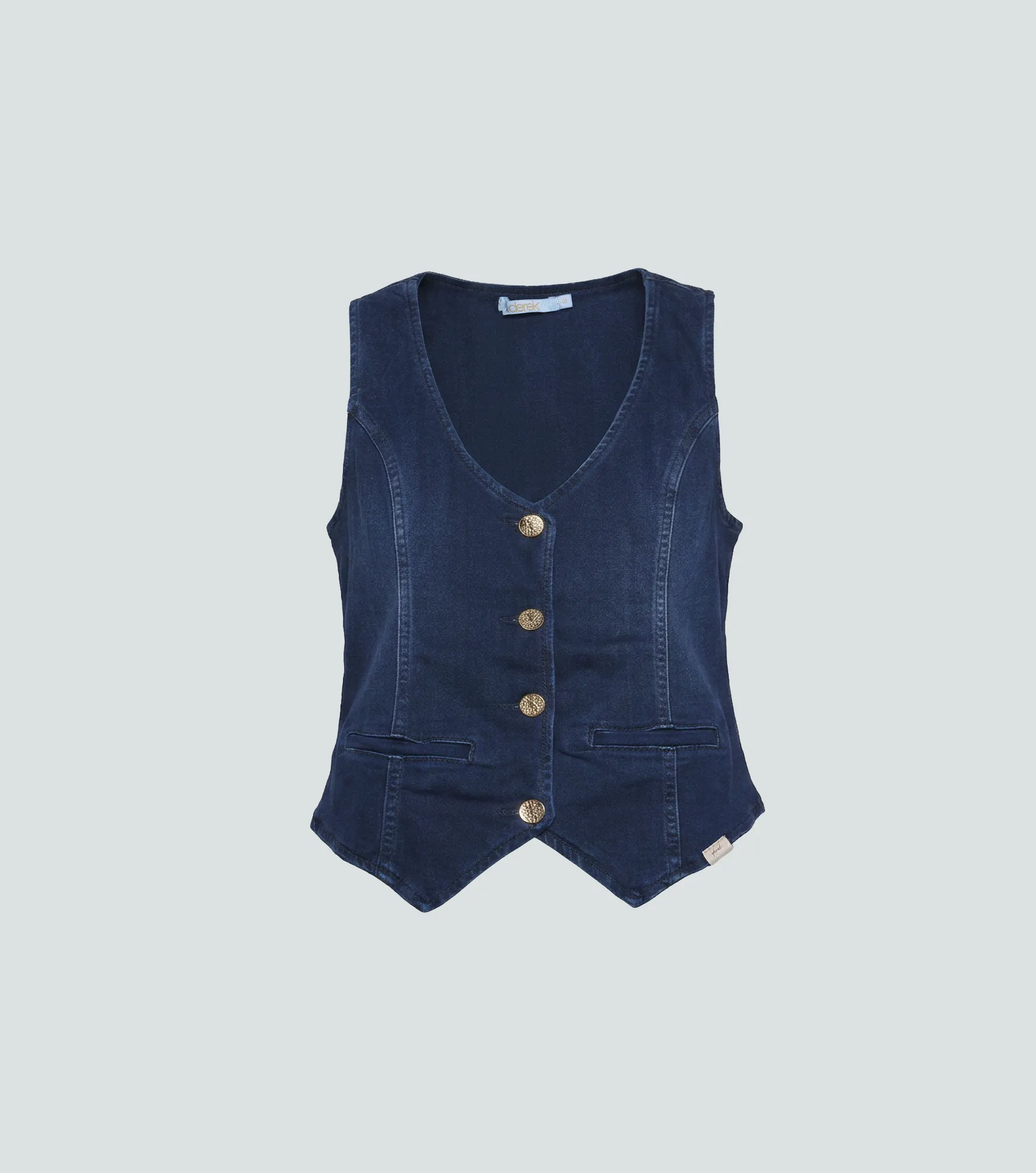 Chaleco En Indigo Para Mujer Megan Derek 838359 AZ