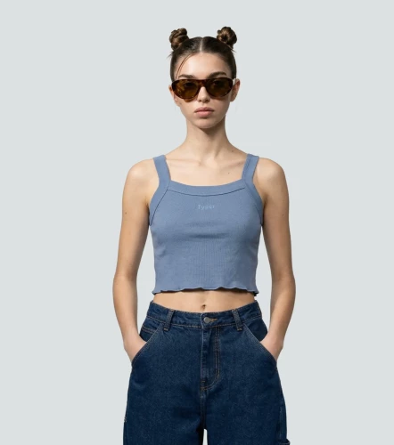 Gilaa Blusa Slim De Tiras TyperAZ