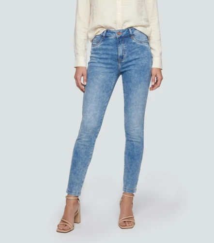 Praga Jean Para Mujer Pull Up Bota Skinny Anna DerekAZ