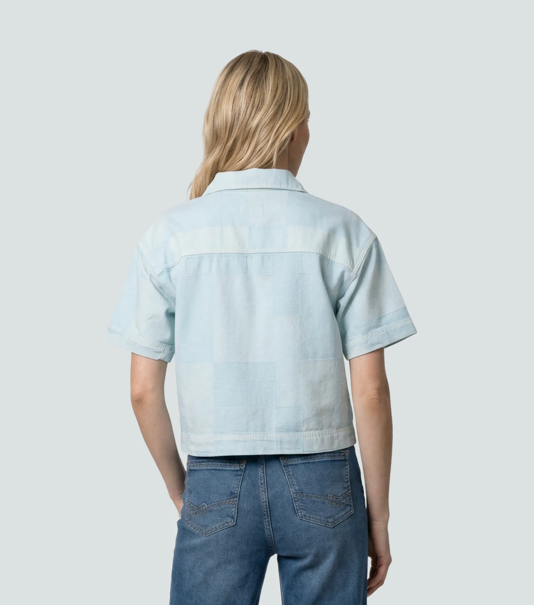 Darlyn Blusa Camisera Oversize Con Escote En Delantero Y Cortes Unser 837922 AC