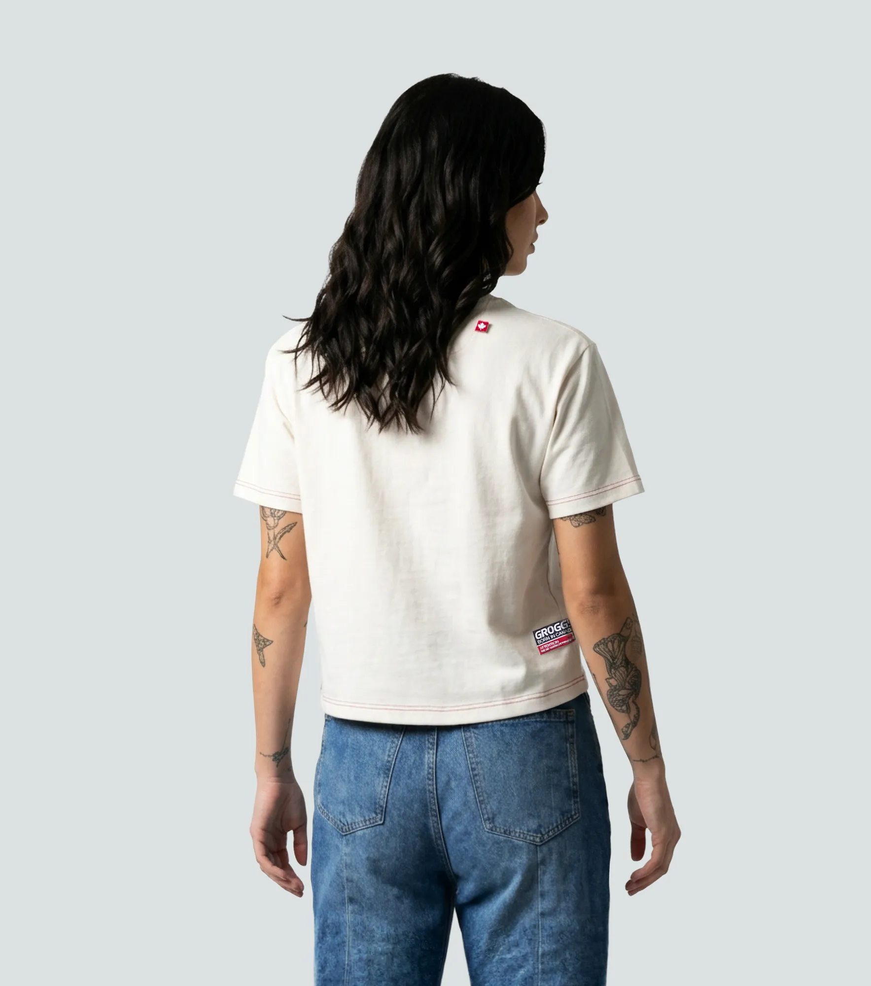 Shyne T Shirt Regular Femenina Groggy 838055 BG