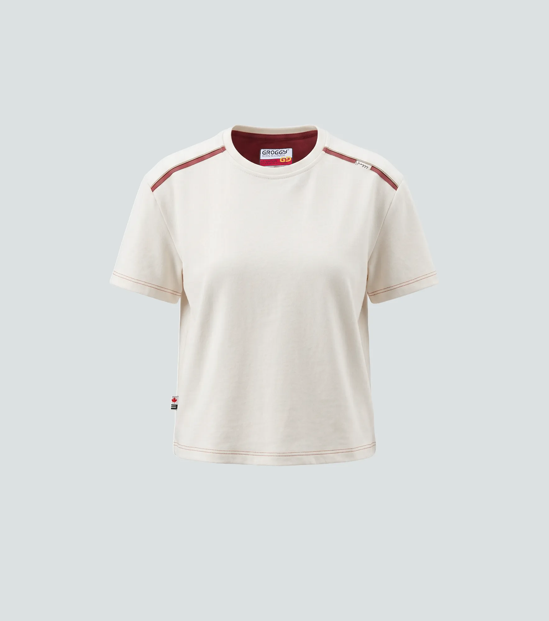 Shyne T Shirt Regular Femenina Groggy 838055 BG