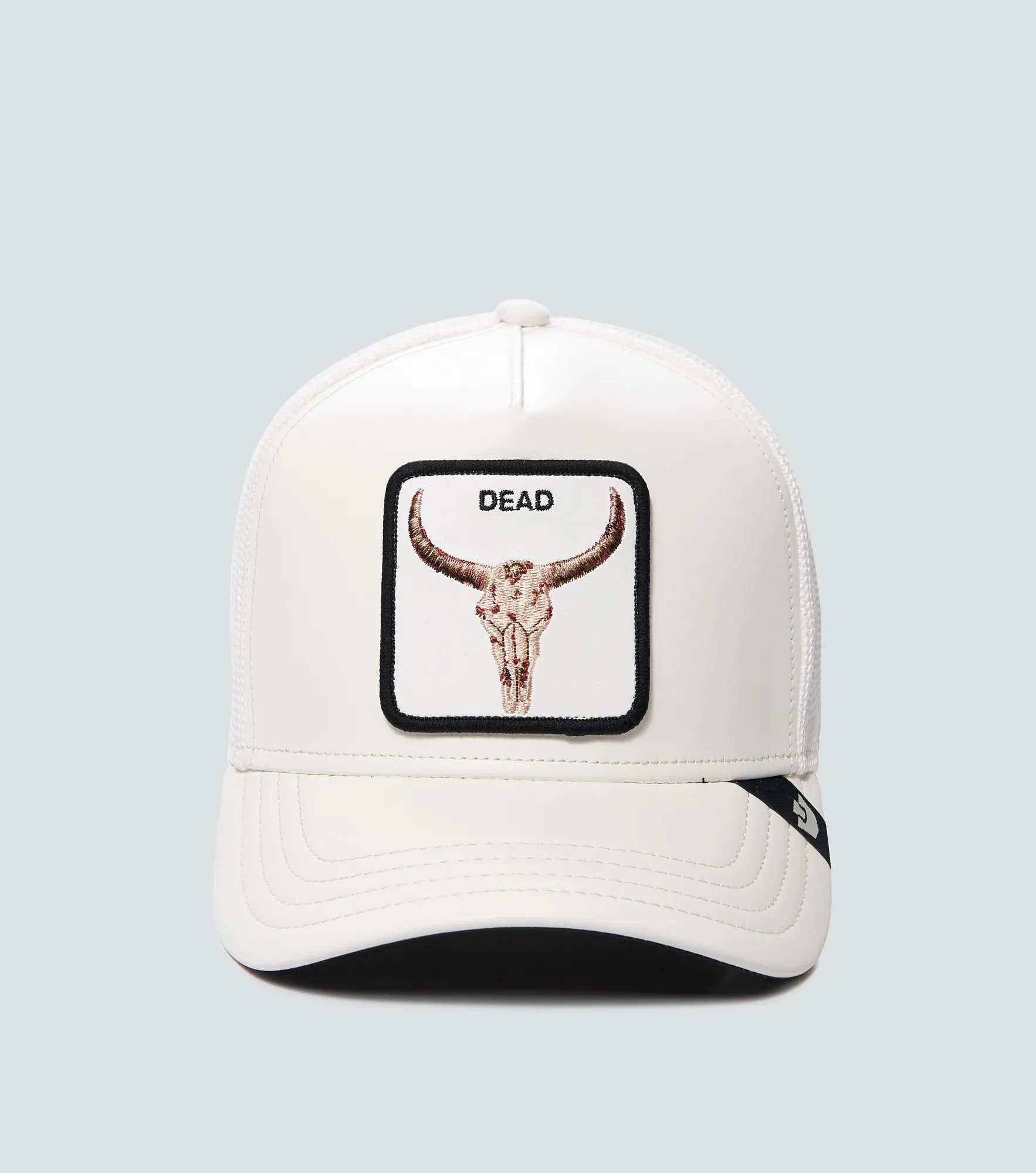 Gorra Goorin Bros Faux Leather Bull Skull 134217 BL