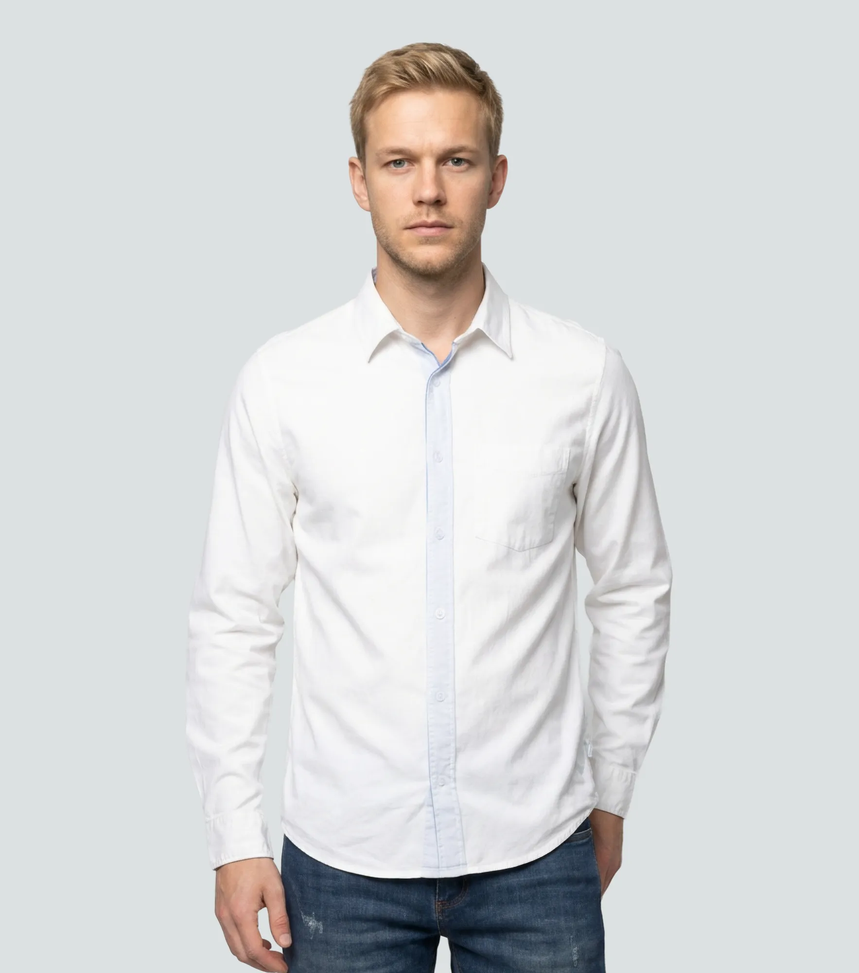 Slim Rafael Camisa M L Unicolor UnserBL