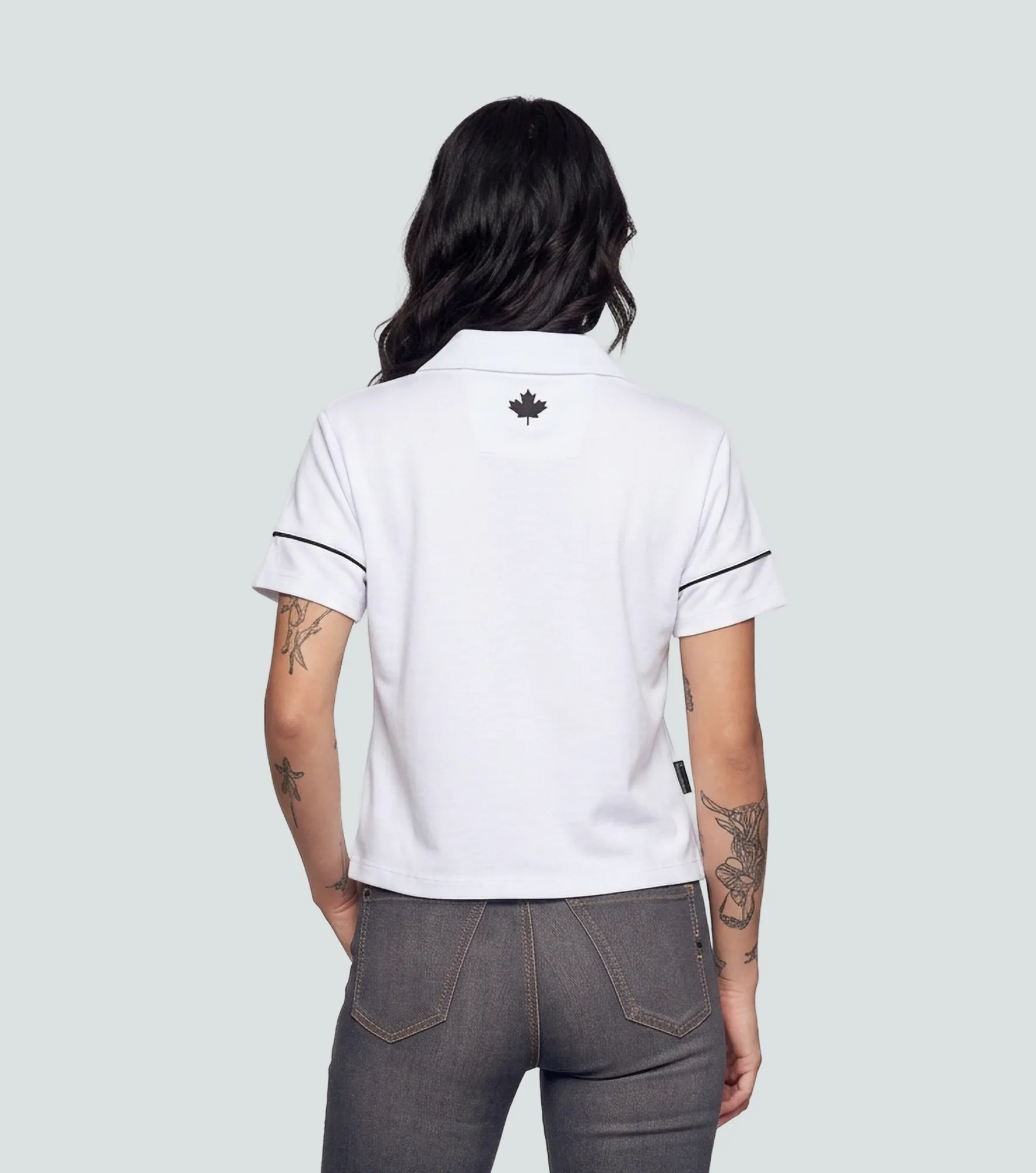 Nari T Shirt Tipo Polo Regular Femenina Groggy 836727 BL