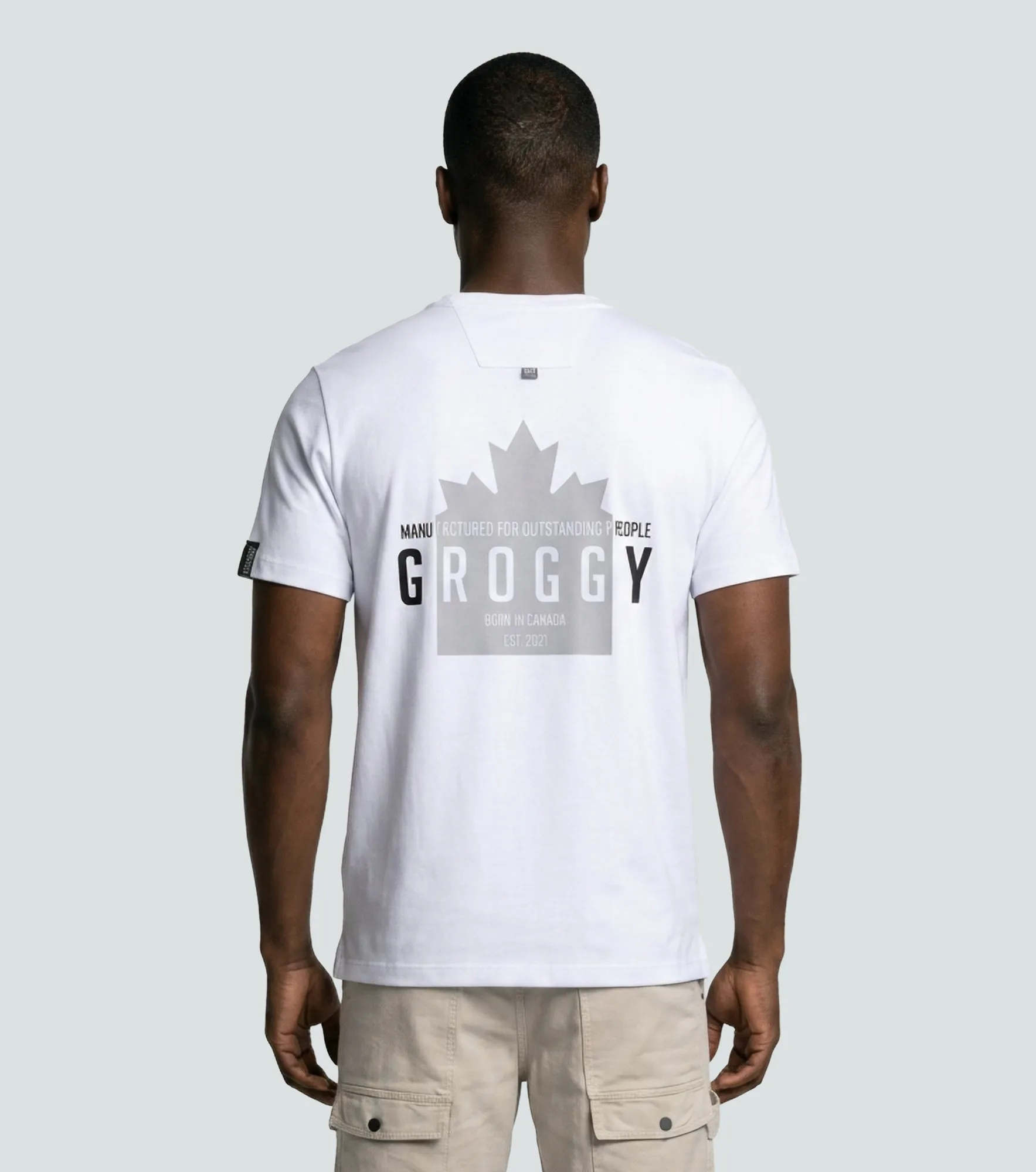 Dirk T Shirt Slim Masculina Groggy 836905 BL