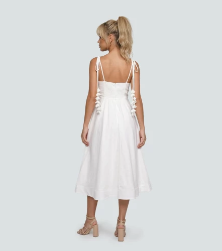 Vestido Midi Unicolor DerekBL