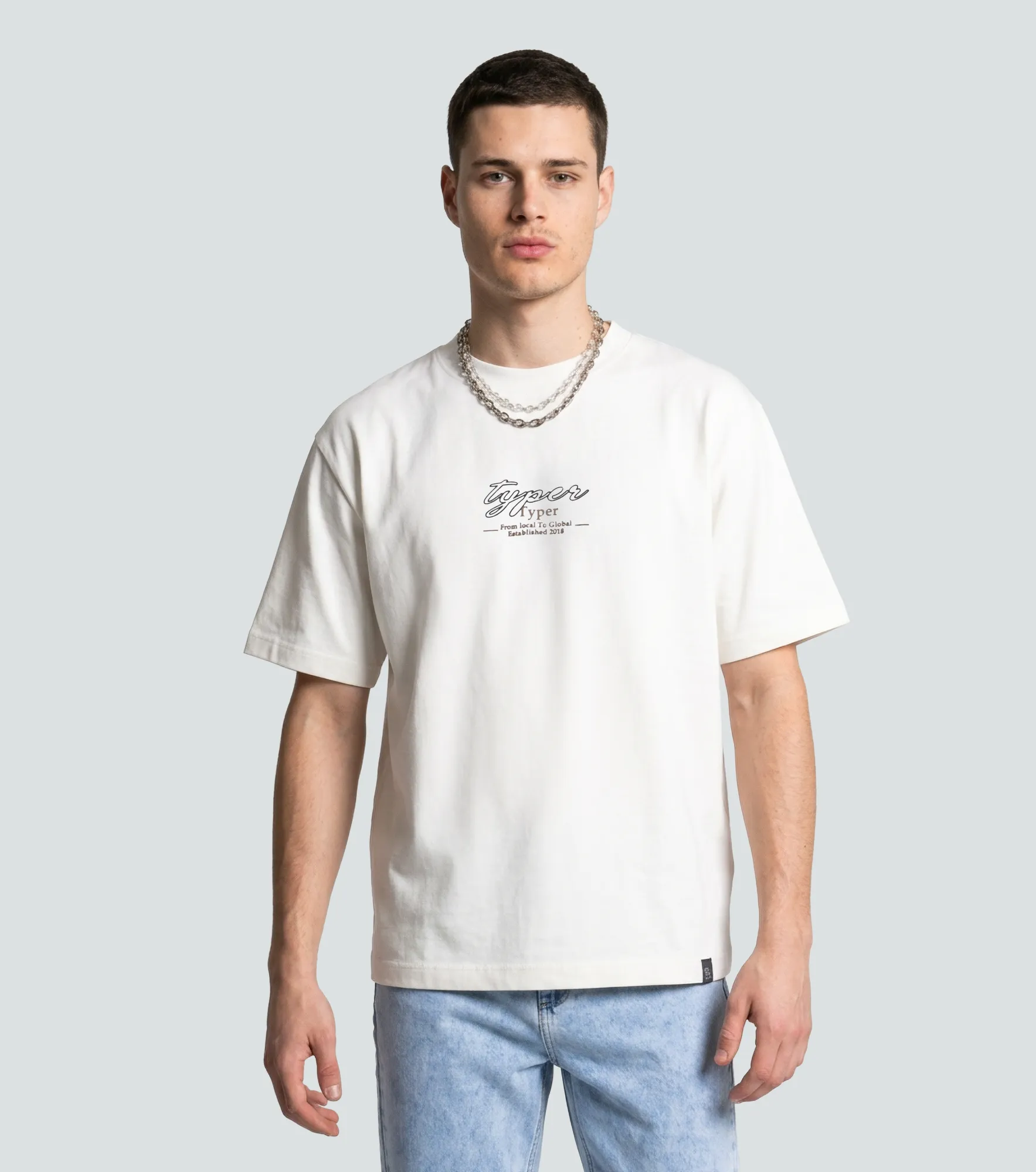 Maxwell T Shirt Boxy Manga Corta Estampada Typer 836789 BH
