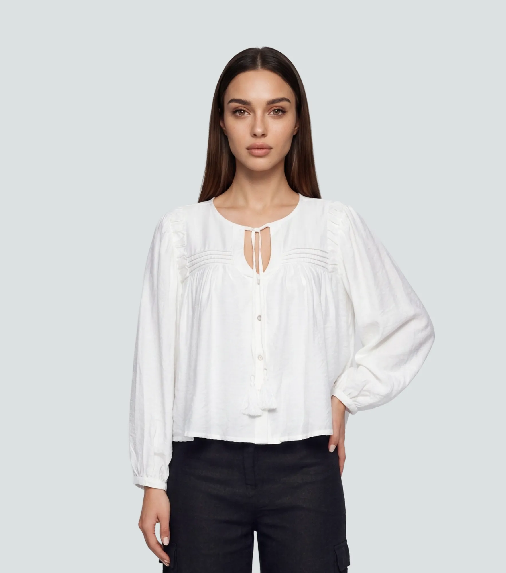 Blusa Para Mujer Manga Larga Marbelle DerekBH