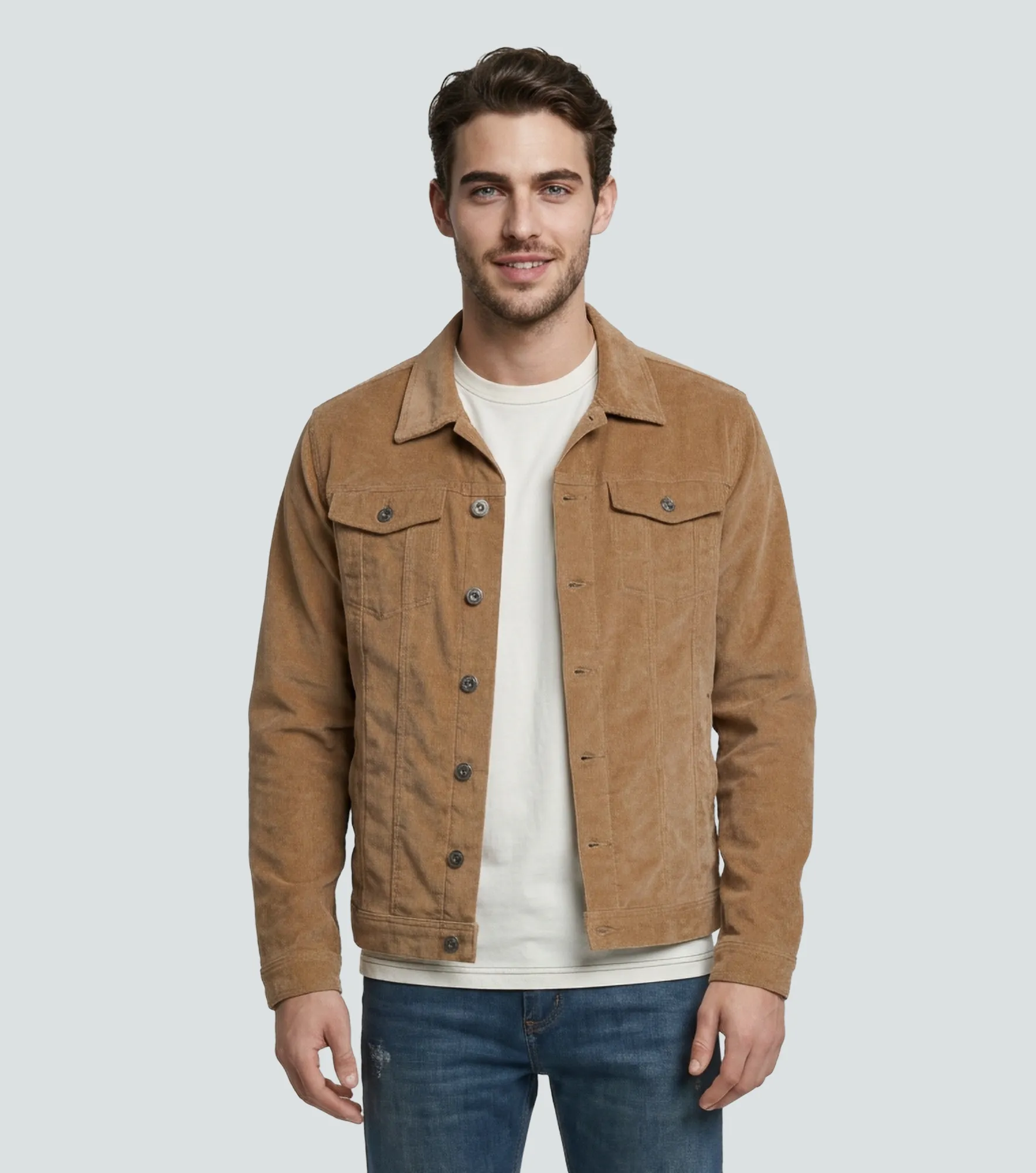 Chaqueta Fabian En Pana Unicolor Unser 837156 KQ