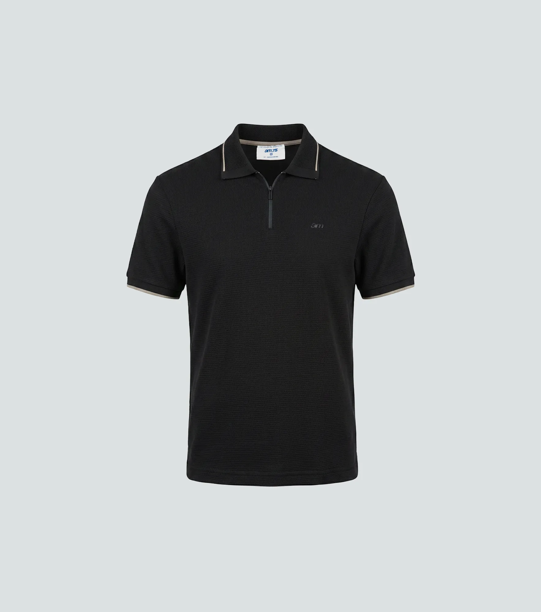 Polo Americanino Mc Slim Fit Cierre 134050 NG