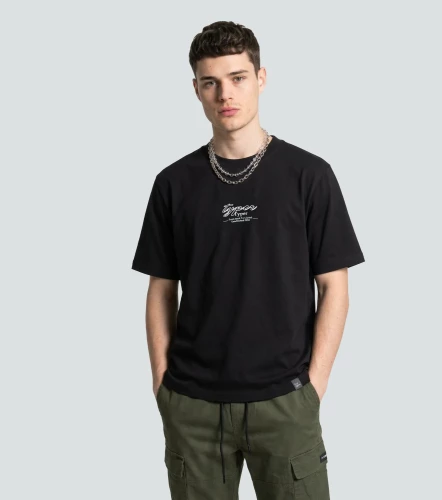 Maxwell T Shirt Boxy Manga Corta Estampada TyperNG