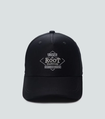 Ruben Gorra Unicolor Con Bordado Y Estampado Delantero UnserNG