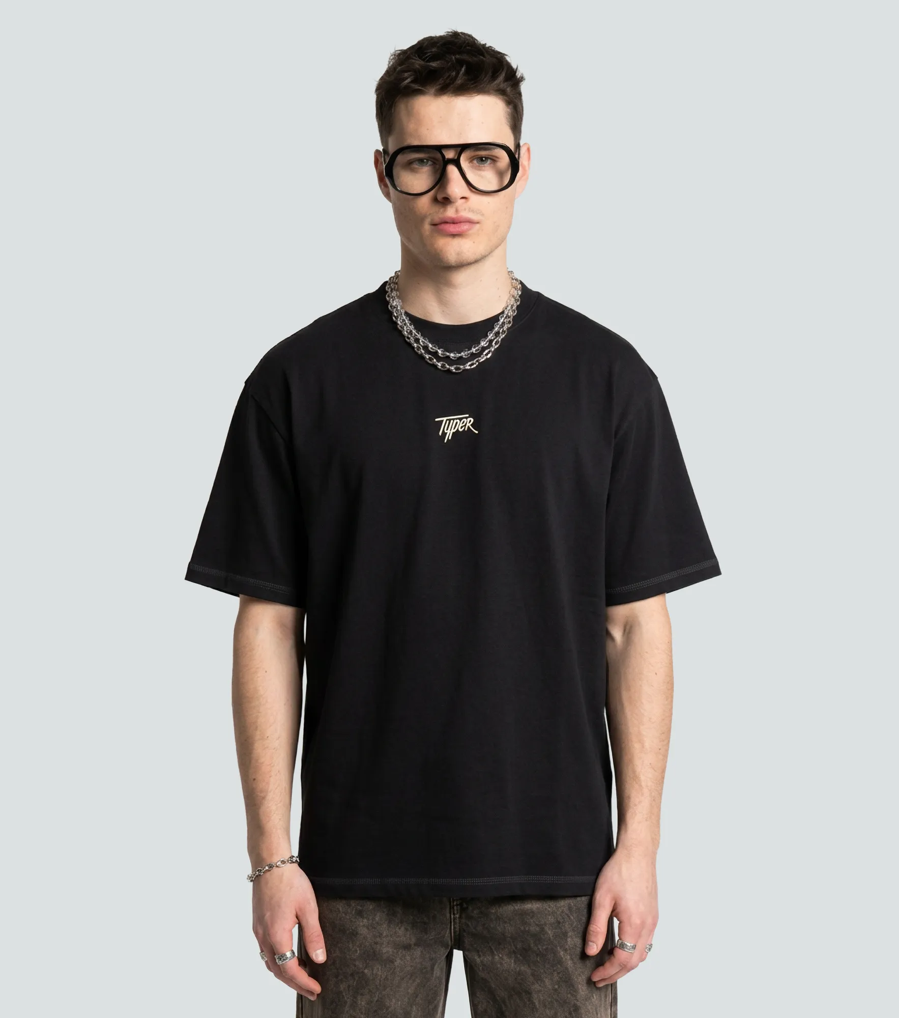 Zac T Shirt Oversize Con Estampado TyperNG