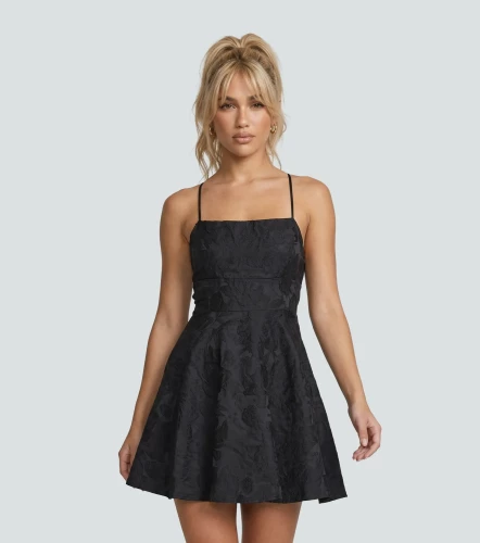 Vestido De Tiras Unicolor DerekNG