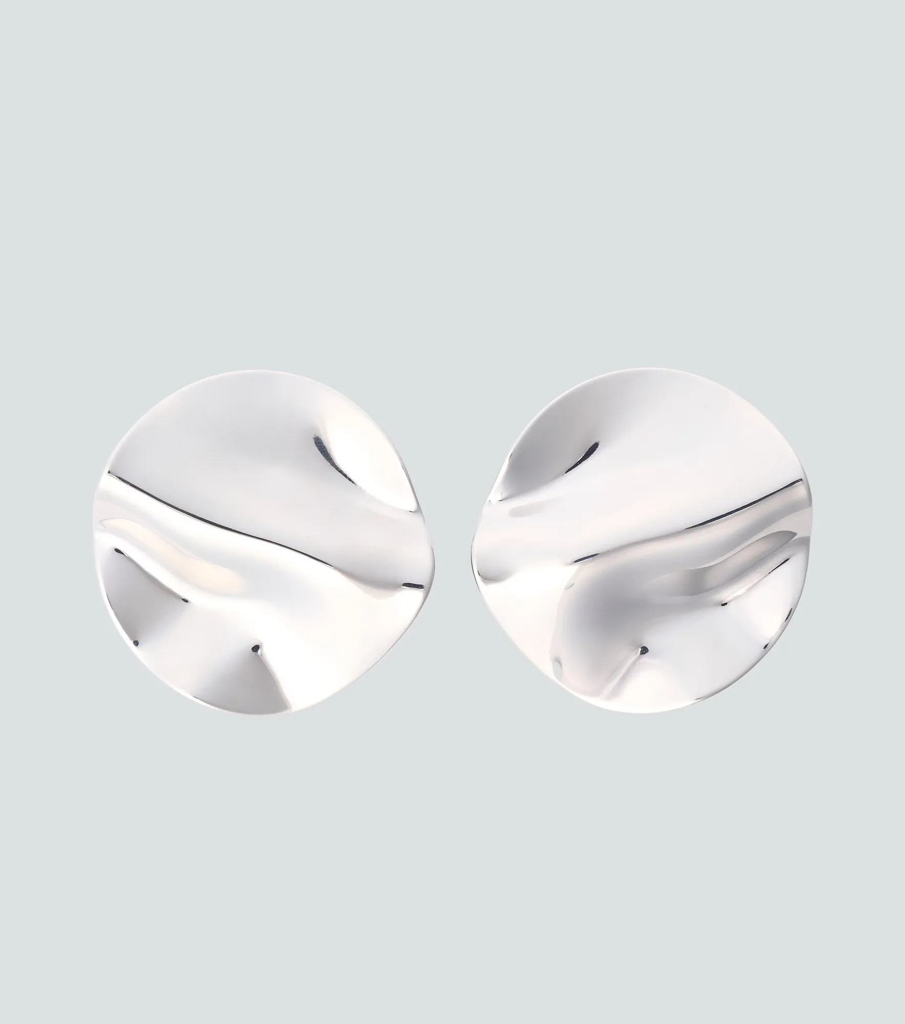 Aretes Grandes De Disco Con Forma Organica DerekPT