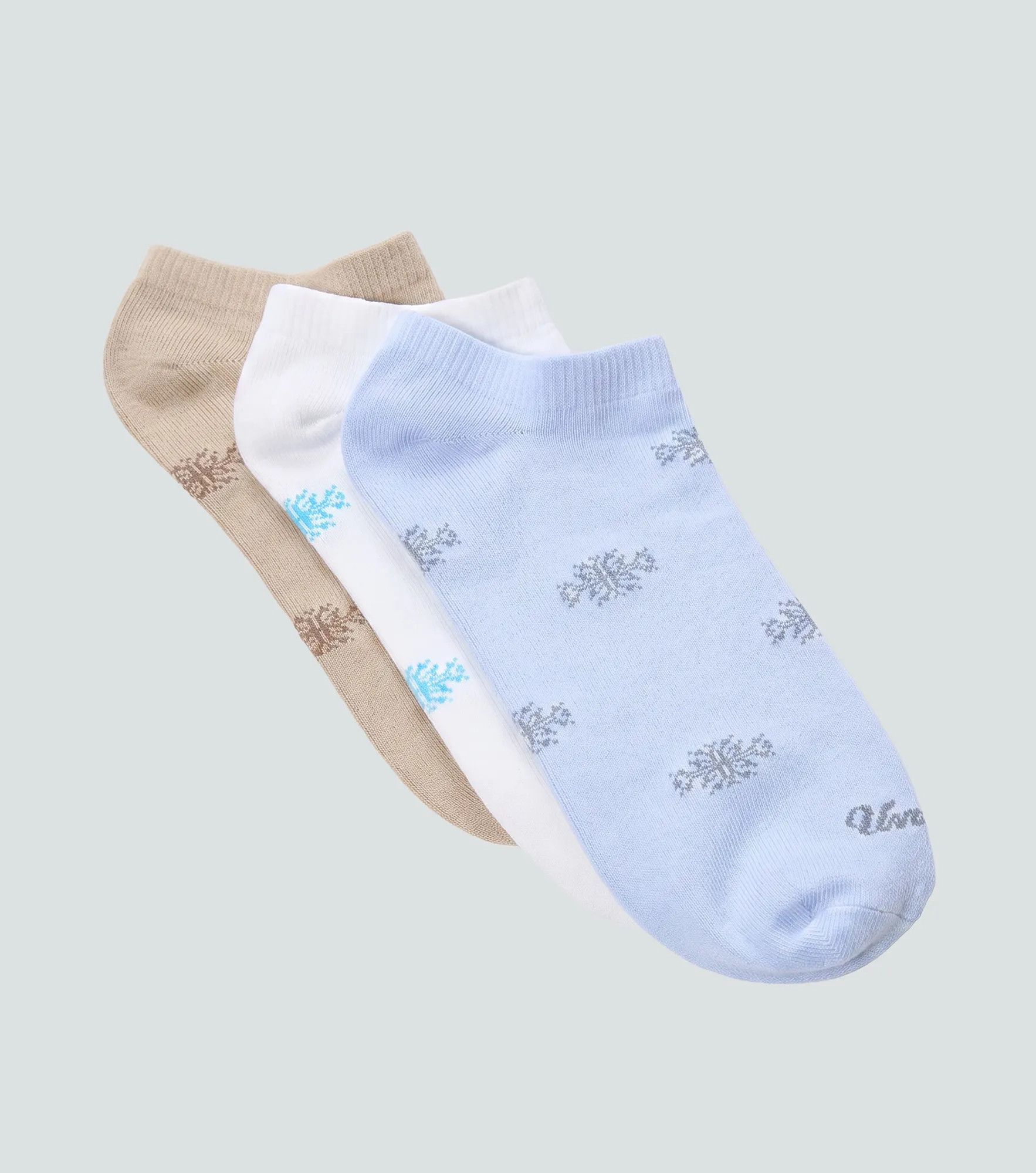 Moni Tripack Medias Unicolor Con Detalles Unser 837931 CU