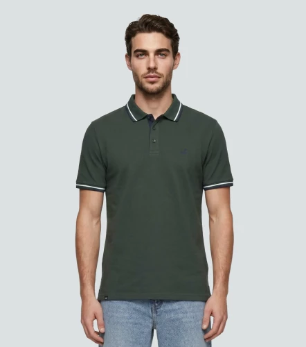 Comfort Nei Polo Con Detalles Combinados UnserVD
