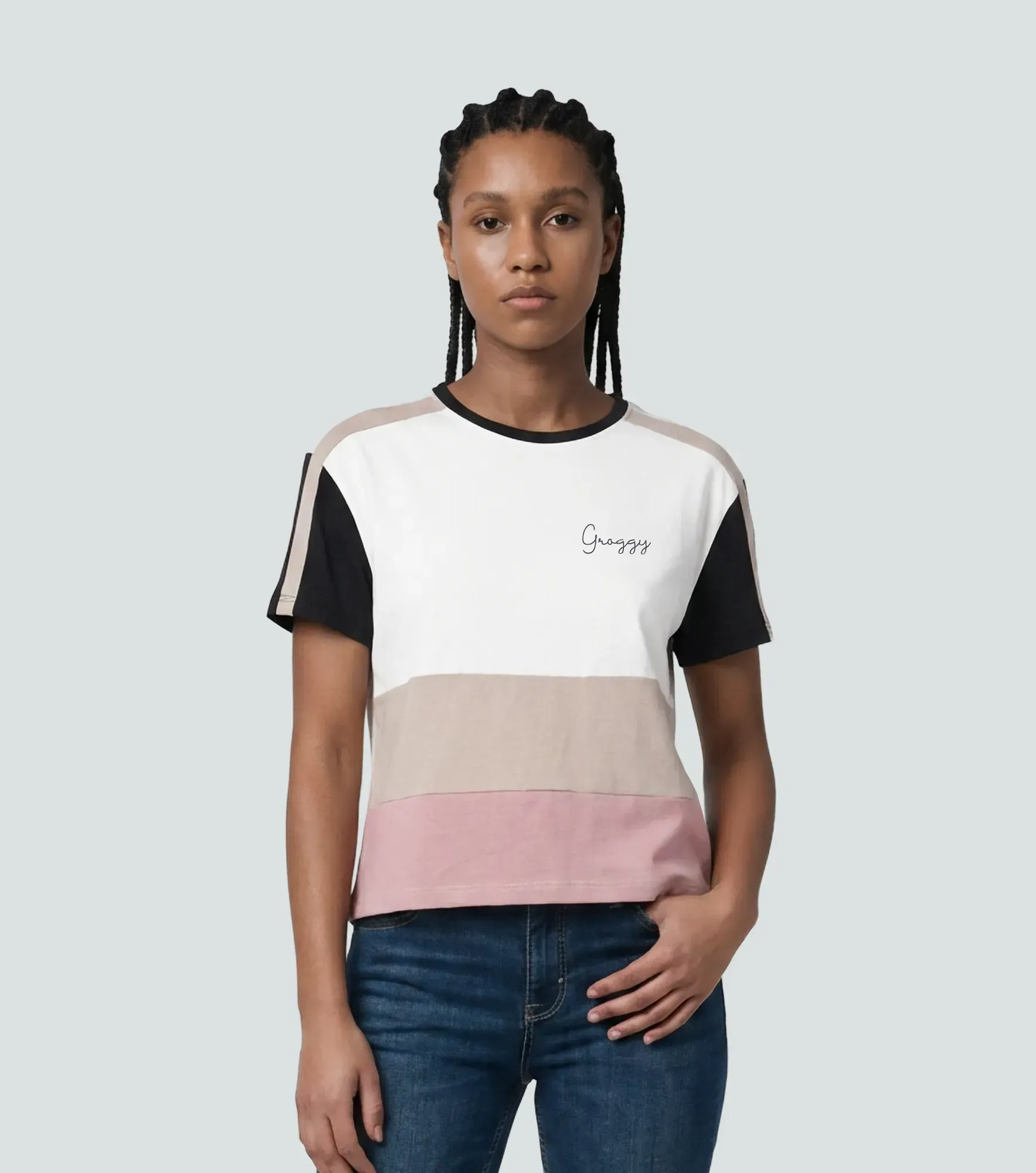 Adina T Shirt Regular Femenina GroggyCU