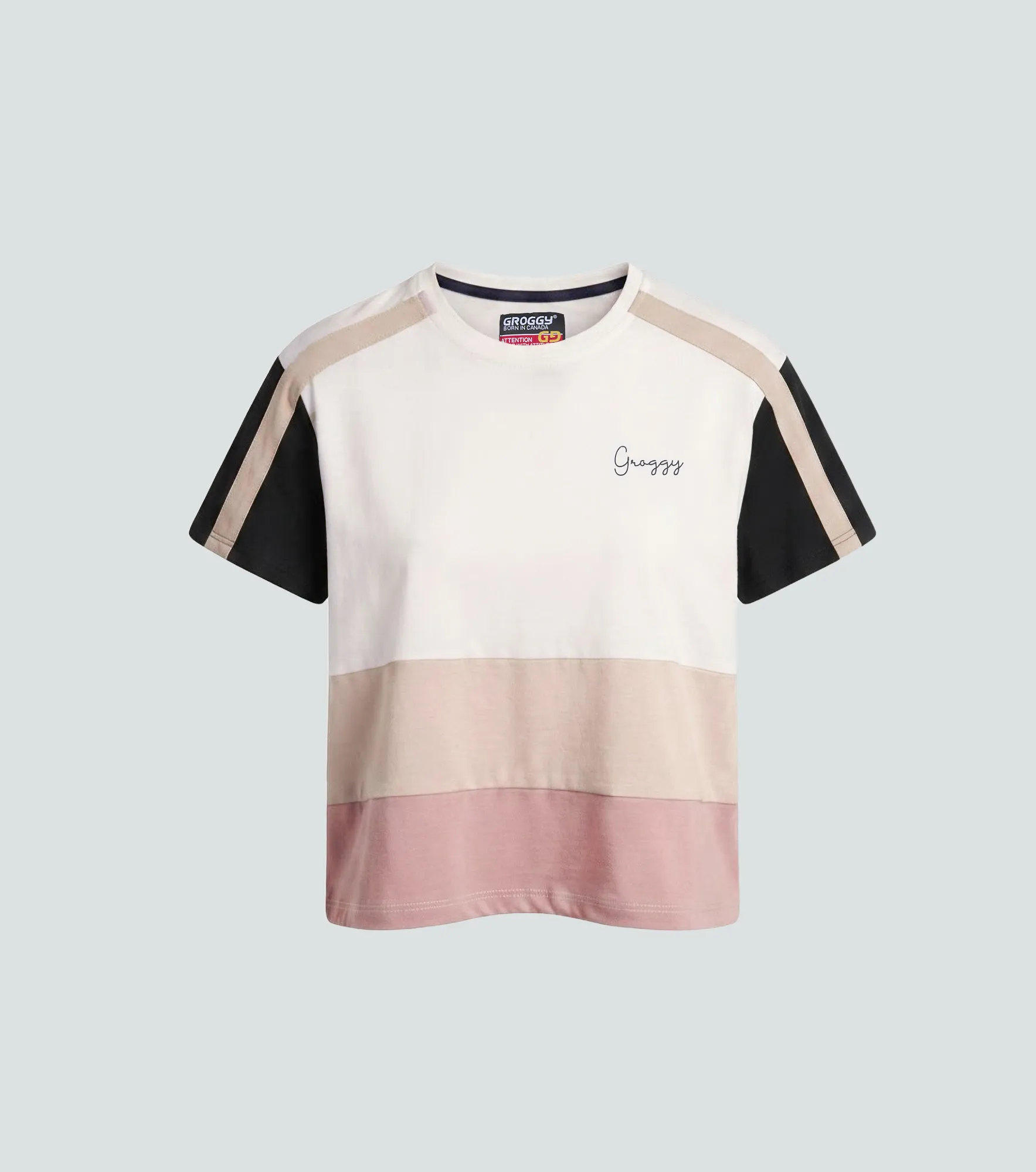 Adina T Shirt Regular Femenina Groggy 835424 CU