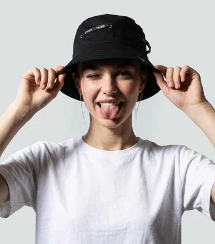 Clar Bucket Hat Con Sesgo Contramarcado TyperNG