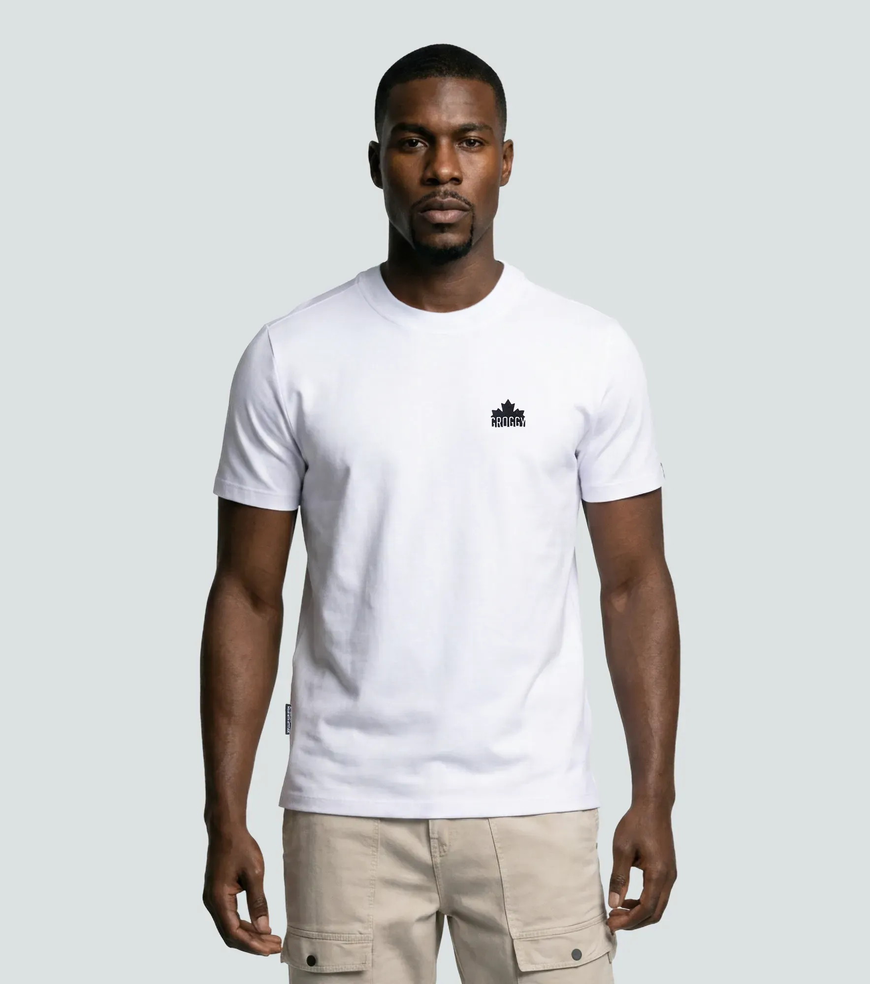 Dirk T Shirt Slim Masculina Groggy 836905 BL