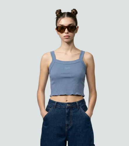 Gilaa Blusa Slim De Tiras TyperAZ