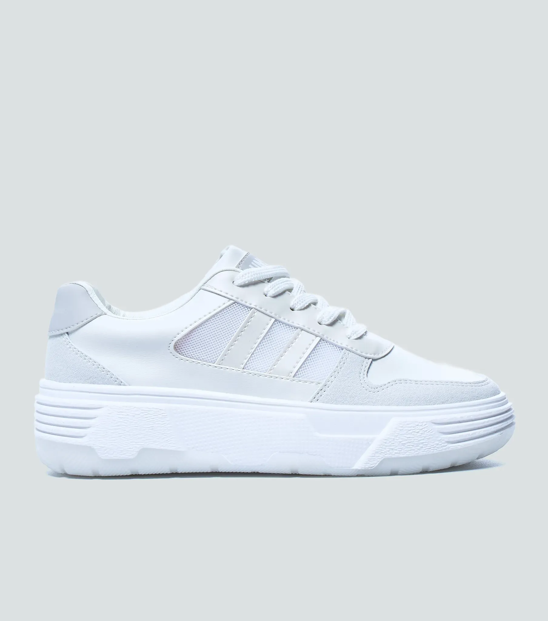 Marce Tenis Unicolor Con Suelta Alta Con Malla En Costado UnserBL