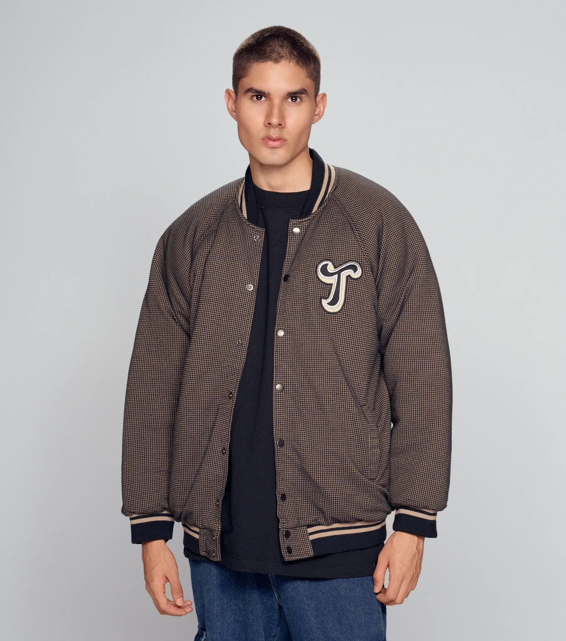 Orlando Chaqueta Bomberg Oversize Texturizada Typer 834595 BL