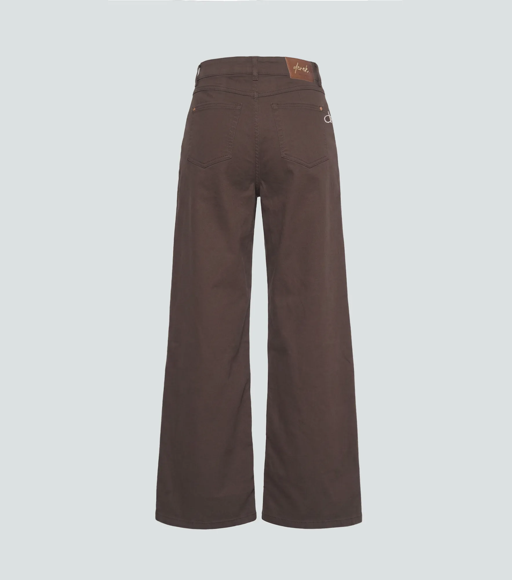 Pantalon Wide Leg En Drill Unicolor Andrew Derek 834907 CF