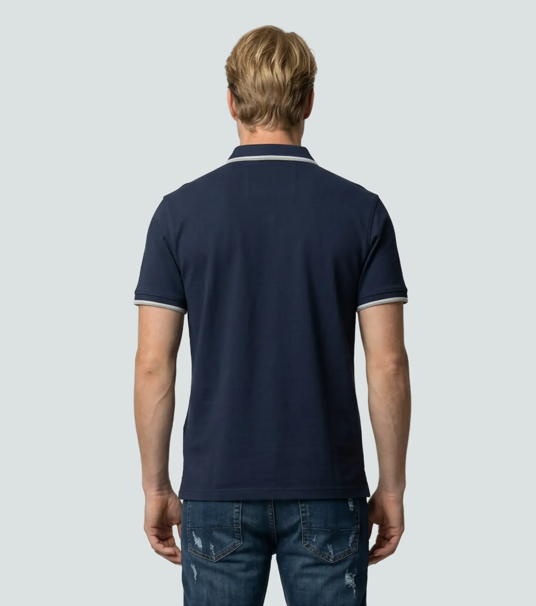 Polo Americanino Mc Slim Indio Apliq 130746 AZ