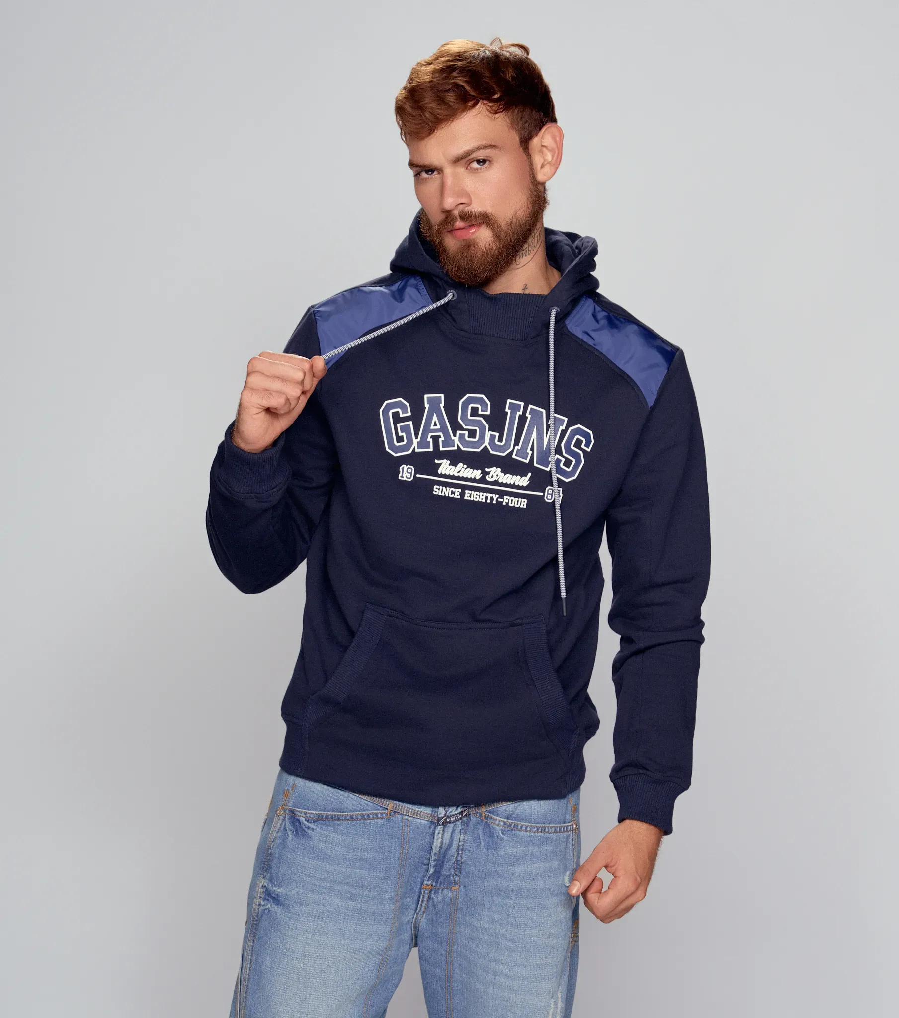 Sion Buzo Con Capota Masculino Gas 834068 AZ