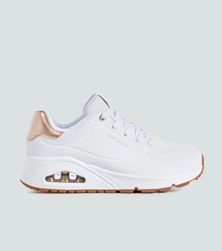 Tenis Skechers Duraleather Metallic HeelBL