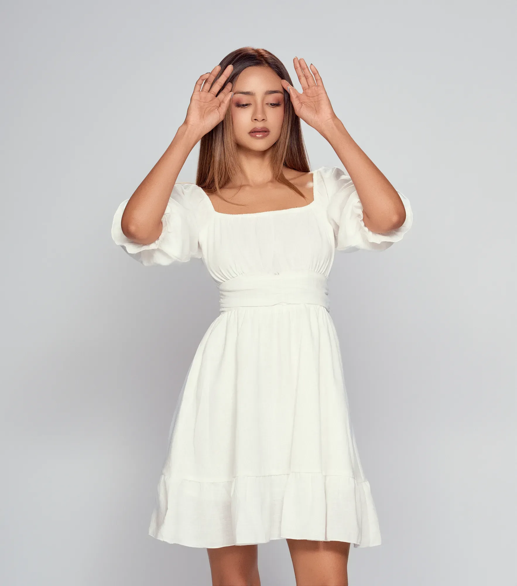 Vestido Para Mujer Corto Unicolor Derek 834788 BL