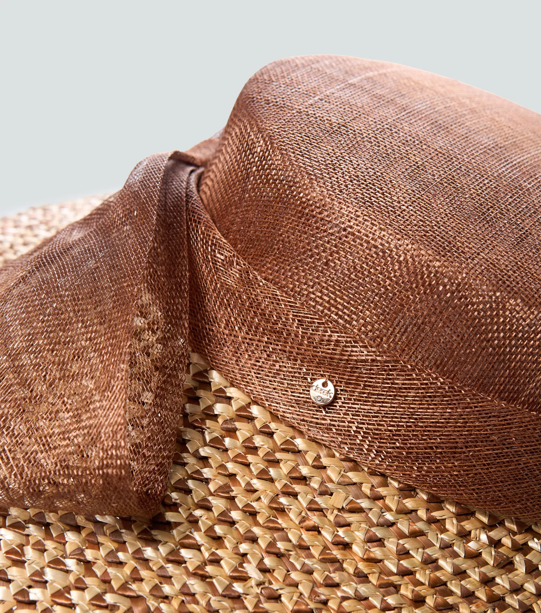 Sombrero Bicolor Con Lazo Y Ala Festoneada Derek 838266 AR