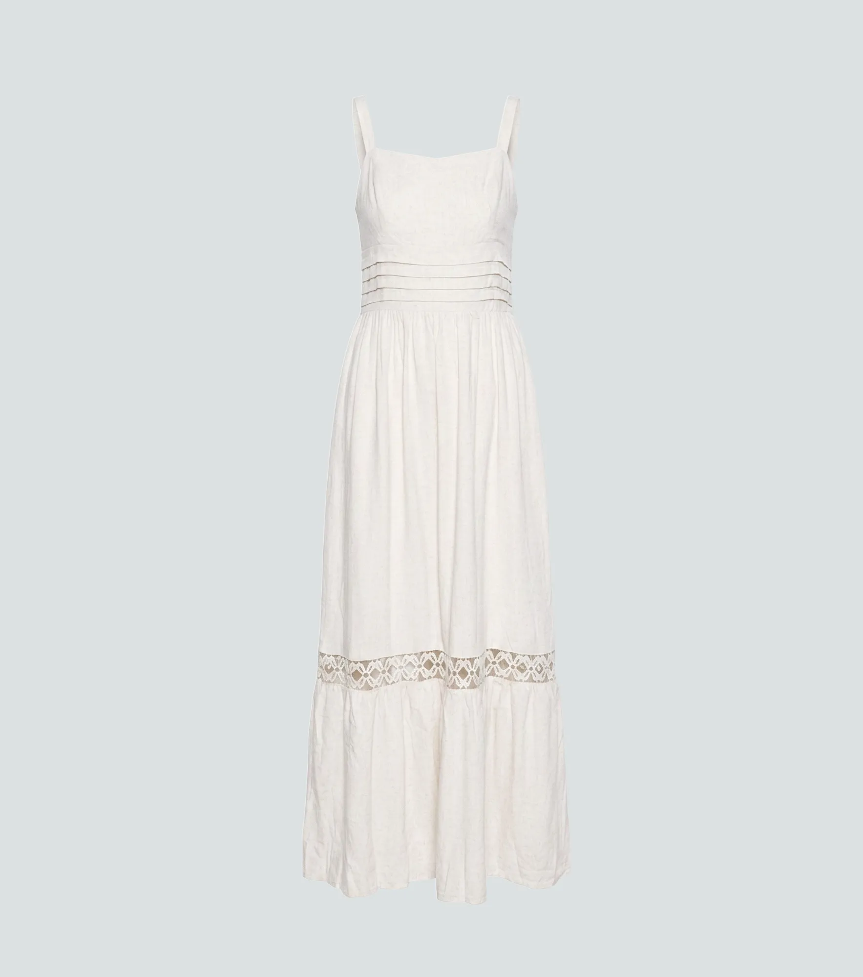 Vestido Largo Bohemio De Tiras Unicolor Derek 838283 AR