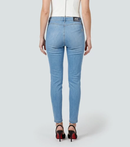 Barcelona Jean Para Mujer Pull Up Sin Bolsillos Barcelona DerekAZ