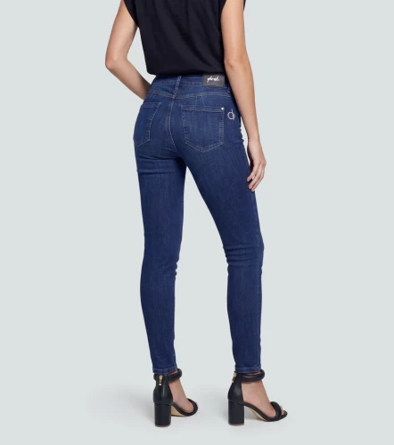 Praga Jean Para Mujer Pull Up Bota Skinny Kendra DerekAZ